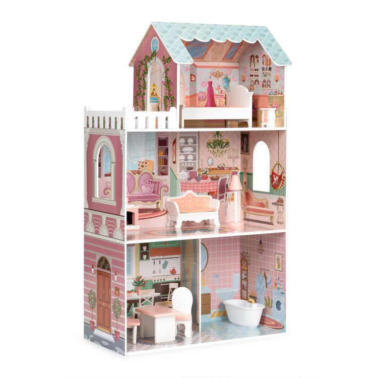 Large Wooden Dollhouse